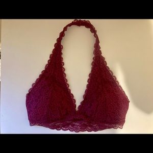 Gilly Hicks burgundy bralette